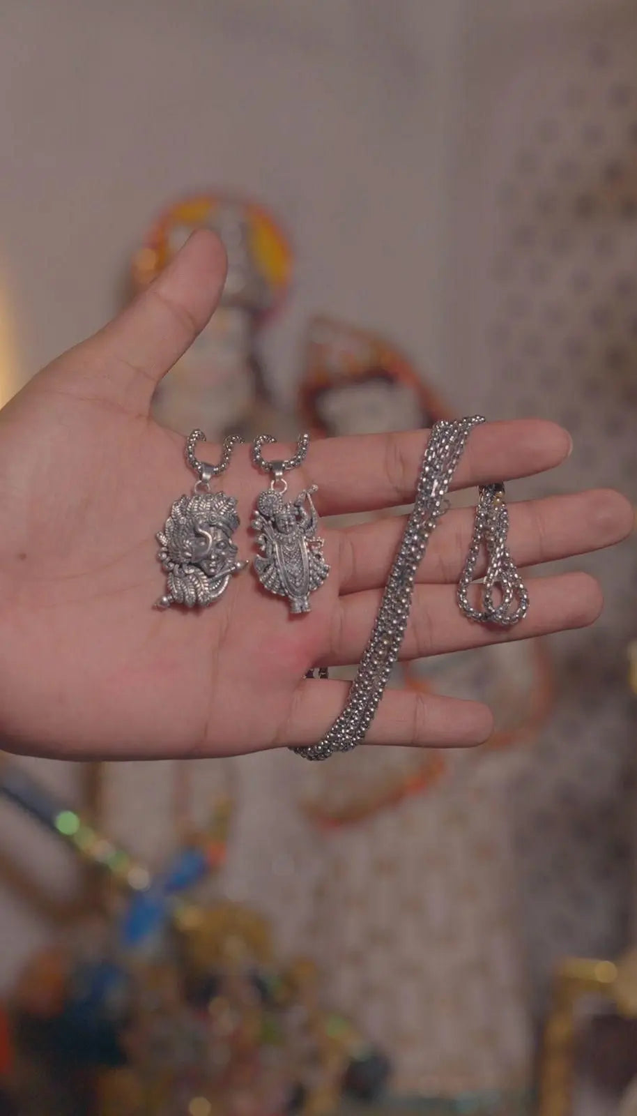 Krishna pendant Shreenathji pendant Buy 1 get 1 free pendant