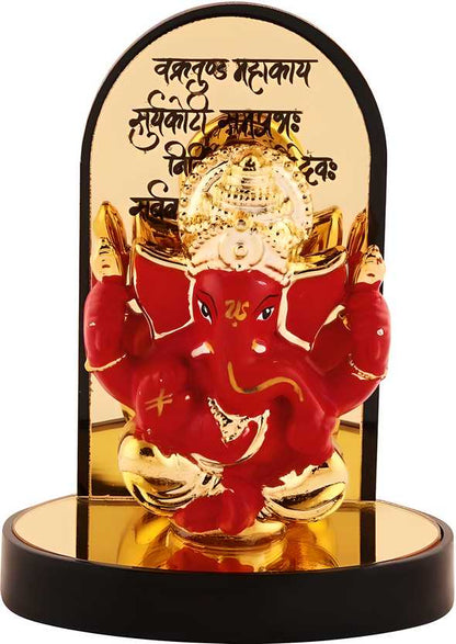 Luxury Gold Ganesha Statue - Vastu-Approved for Office & Pooja