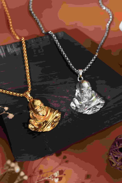 Divine Sterling Gold Plated Neem Karoli Baba Pendant – Carry Your Guru’s Blessings Always