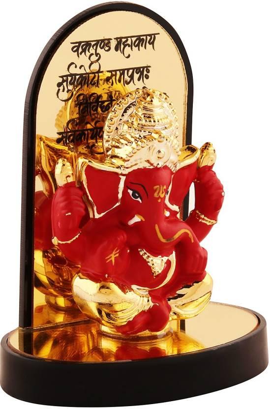 Luxury Gold Ganesha Statue - Vastu-Approved for Office & Pooja