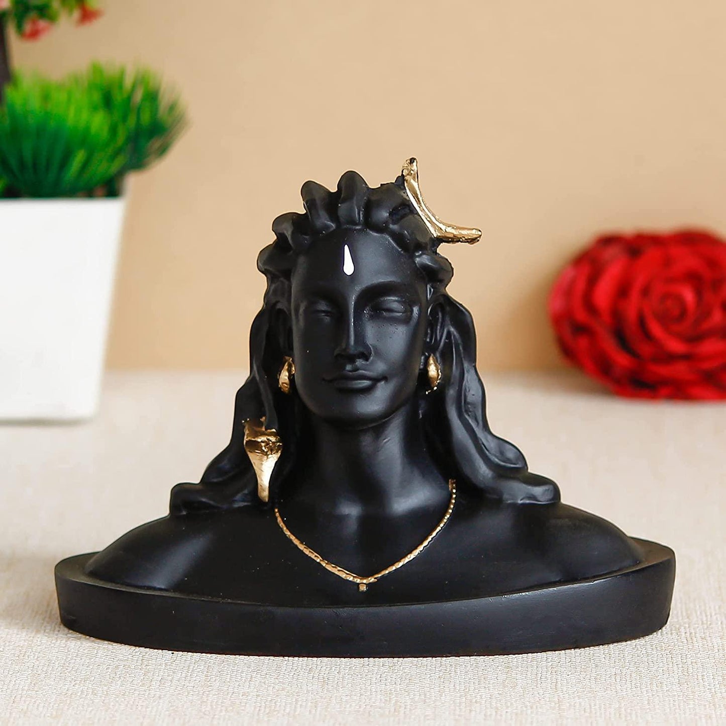 Mystical Black Adiyogi Lord Shiva Figurine – The Ultimate Yogi’s Divine Presence