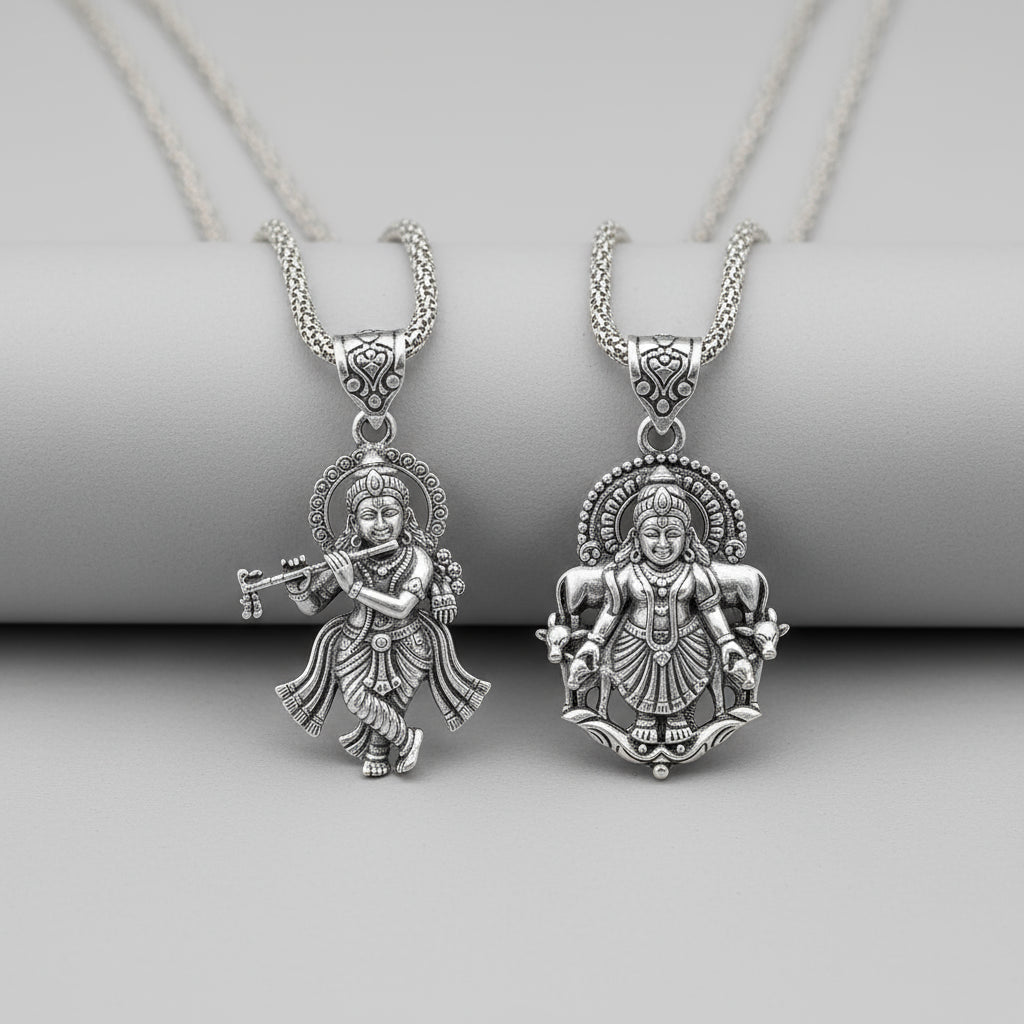 Krishna pendant Shreenathji pendant Buy 1 get 1 free pendant